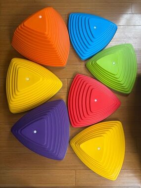 Colorful Kids Balance Stepping Stones - Assorted Colors